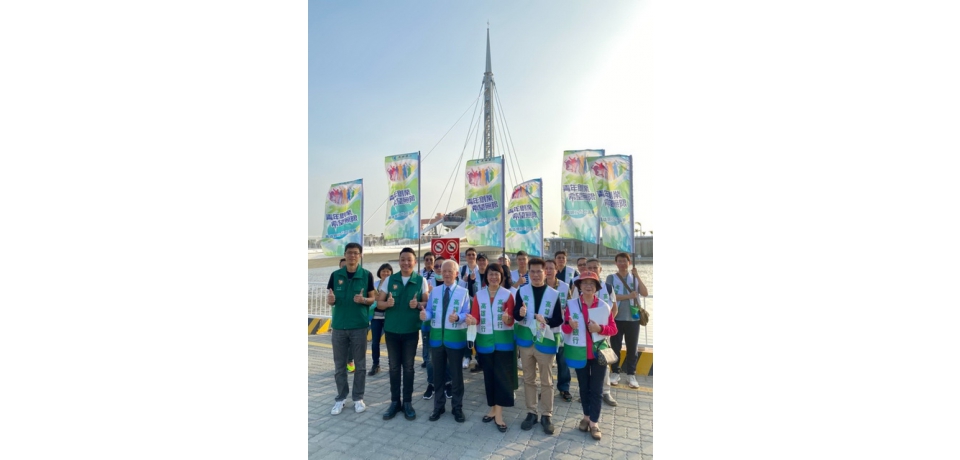 高雄銀行董事長董瑞斌帶隊 於駁二藝術特區及文化中心廣宣青創貸款(圖)