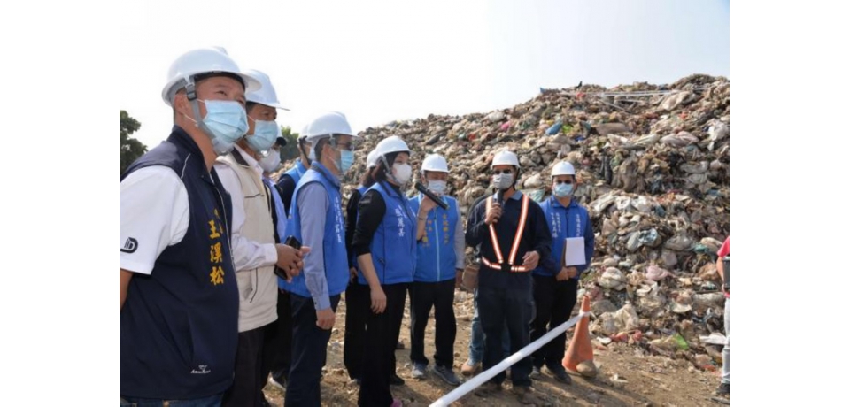 古坑鄉衛生掩埋場垃圾前處理及打包，改善垃圾處理(圖)