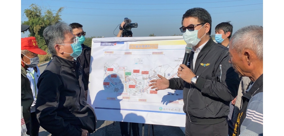劉建國邀水利署署長共同會勘雲林水利設施(圖)