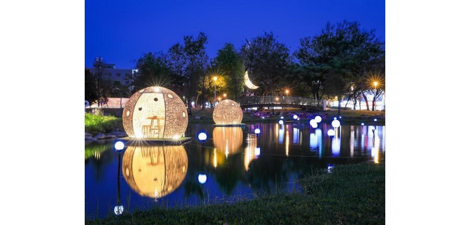 岡山燈藝節「竹光織影」 好評加碼延展至4月5日(圖)