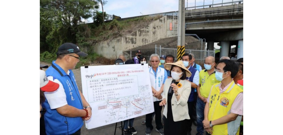 張麗善為改善縣道道路工程施工說明會(圖)