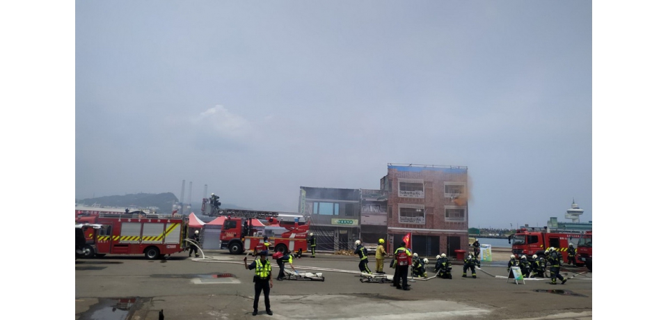 台船公司協助「基隆市全民防衛動員暨災害防救(民安7號)演習」善盡企業社會責任(圖)