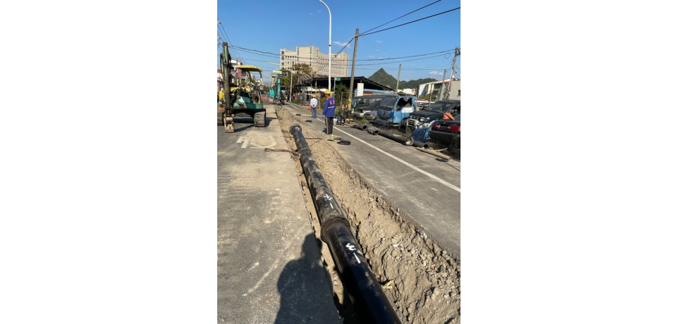 台水七區處增資汰換管線提升旗山老街一帶用水品質(圖)