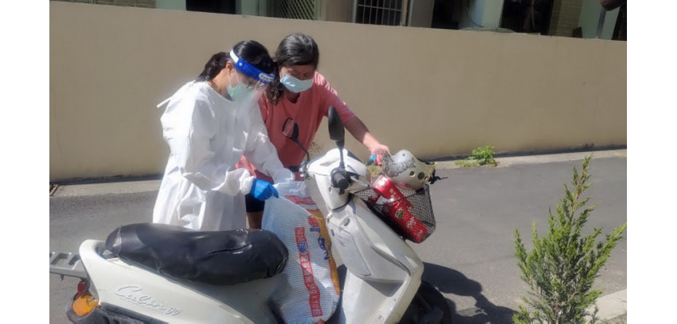 防疫大作戰服務不停息 開元食品等提供物資護家扶(圖)