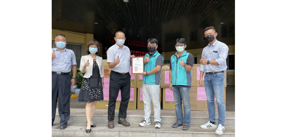 台灣中油公司大林煉油廠捐贈防疫物資　與里民合作共同抗疫(圖)
