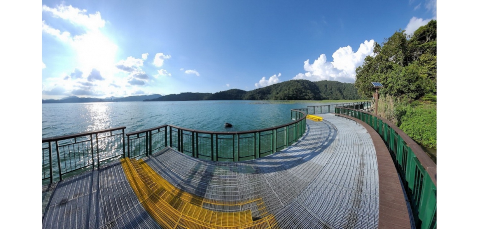 日月潭新水蛙頭平台解封　與九蛙的距離更近了(圖)