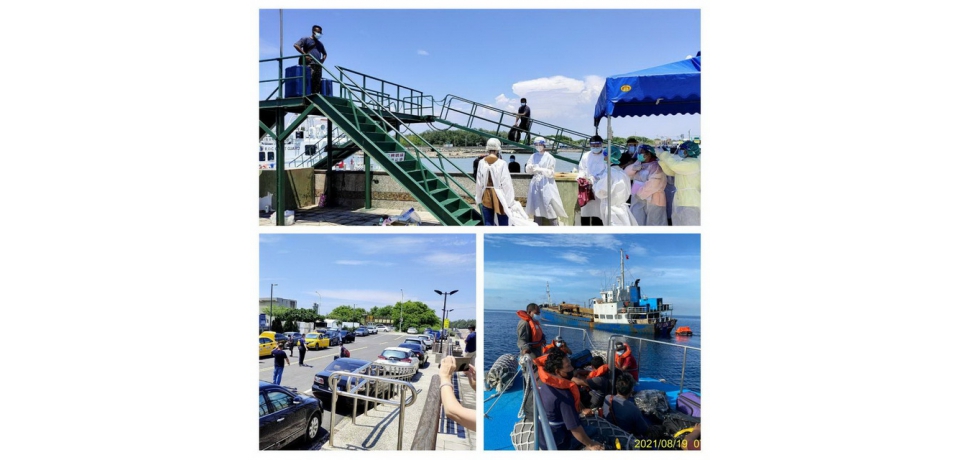 海巡署艦隊助外籍貨輪機艙進水傾斜海巡馳救全員平安(圖)