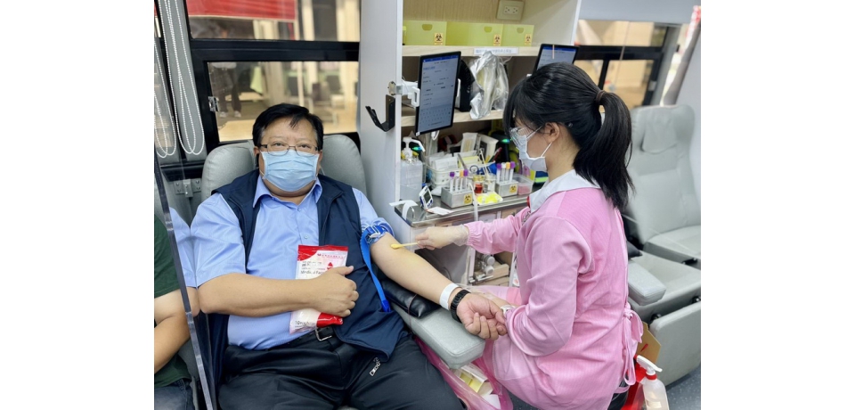 疫情缺血 台灣中油公司煉製事業部挽袖捐血(圖)