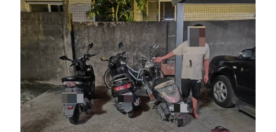 為求女友歡心斗南警迅速偵破癡情男連續機車竊案(圖)