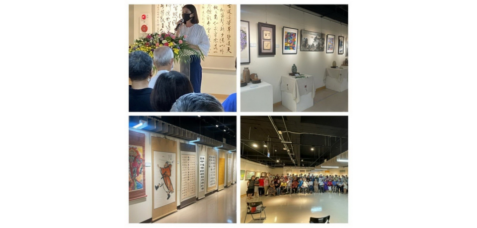 雲林縣濁水溪書畫學會會員聯展 開幕儀式(圖)