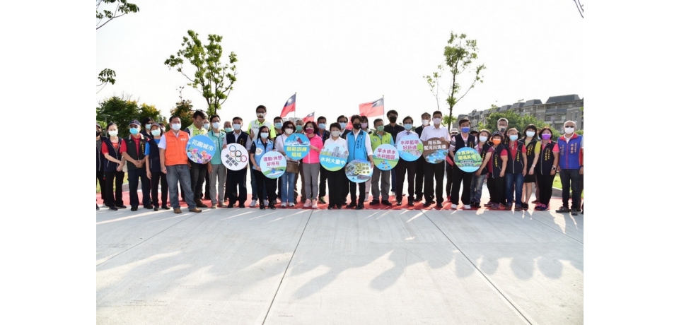 旱溪排水水利園區啟用   盧秀燕：打造奧運選手搖籃基地(圖)