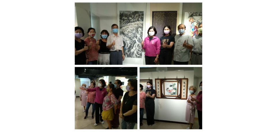 雲林縣濁水溪書畫聯展張麗善邀鄉親同遊藝文天地(圖)