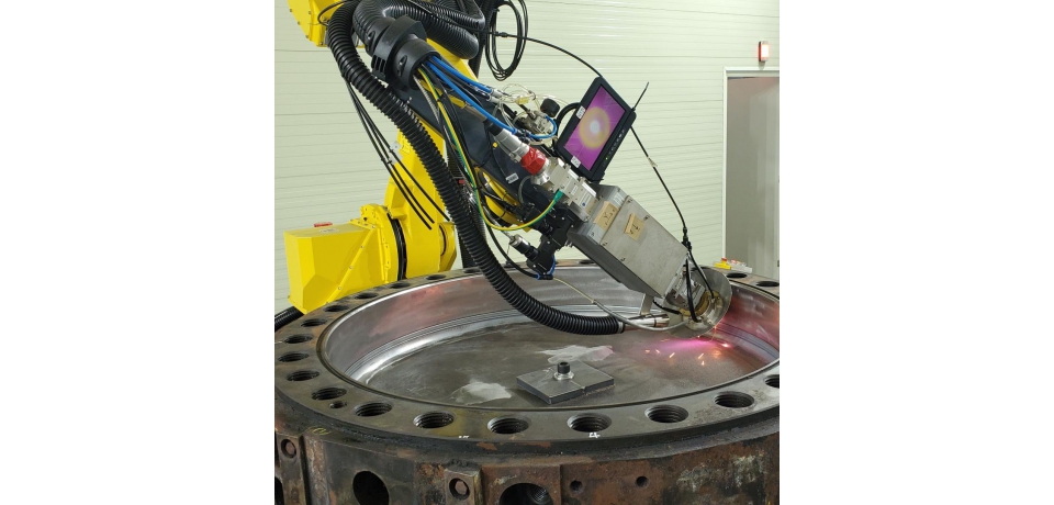 中鋼公司成功開發「雷射覆面銲」工件修護技術(圖)