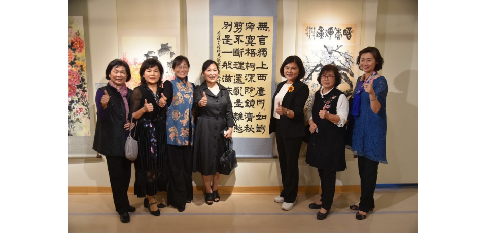 青溪新文藝學會員聯展」盛大開幕文化饗宴(圖)