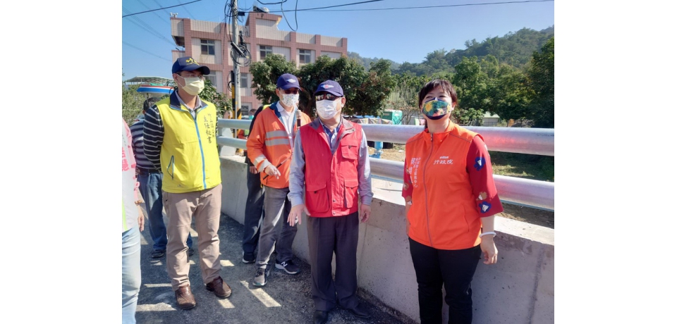 終結竹山交流道遇豪大雨即作大水惡夢 工程完成通車前蔡培慧執行長會同履勘(圖)