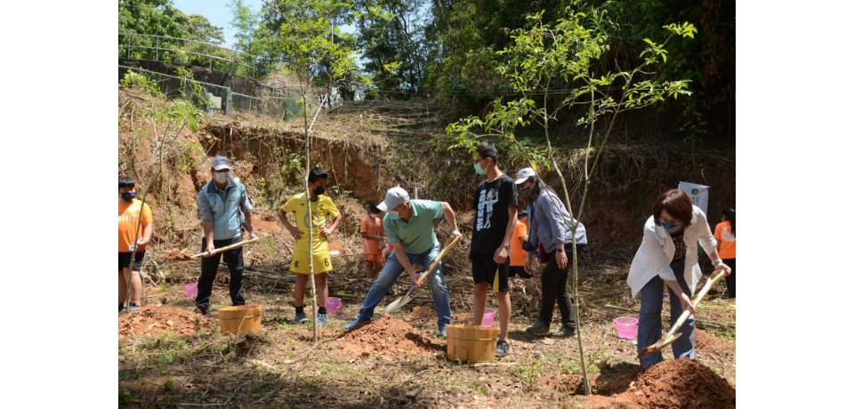世界地球日 公私協力植樹在南投(圖)
