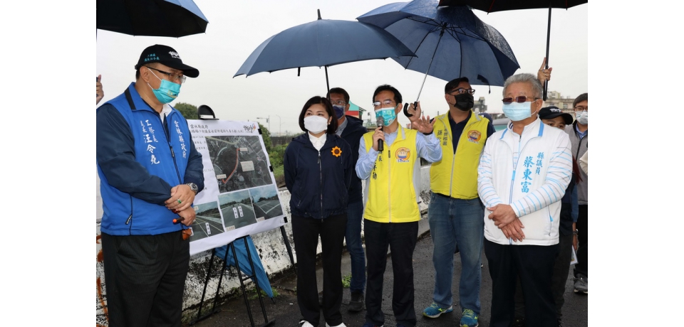 張麗善會勘斗南台1丁新生二路路口至永安街道路改善(圖)