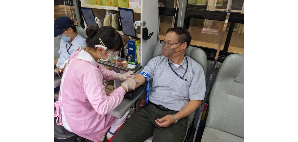 中油煉製事業部熱心公益 副執行長陳正喜號召同仁挽袖捐輸解血荒(圖)