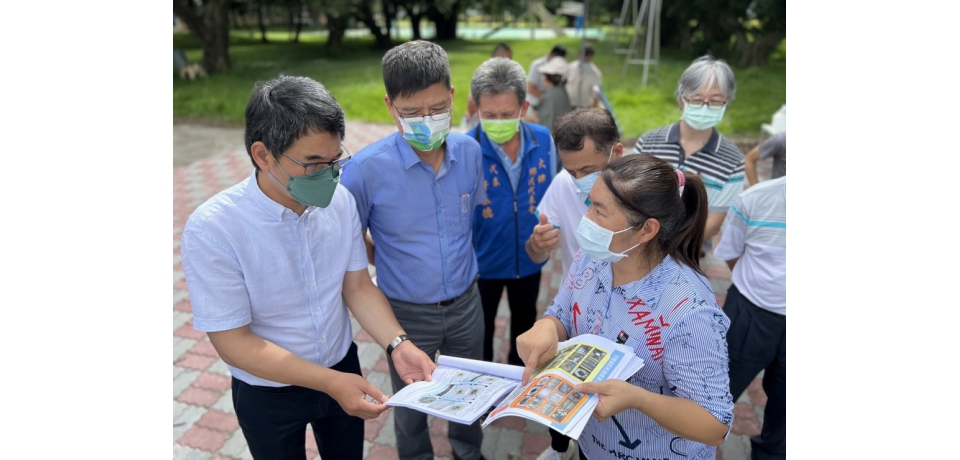 劉建國邀水利署副署長黃宏莆為雲林地層下陷嚴重防治措施(圖)