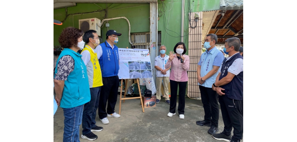 提升地方交通安全 張麗善會勘斗南鎮鄉道雲187線改善工程(圖)