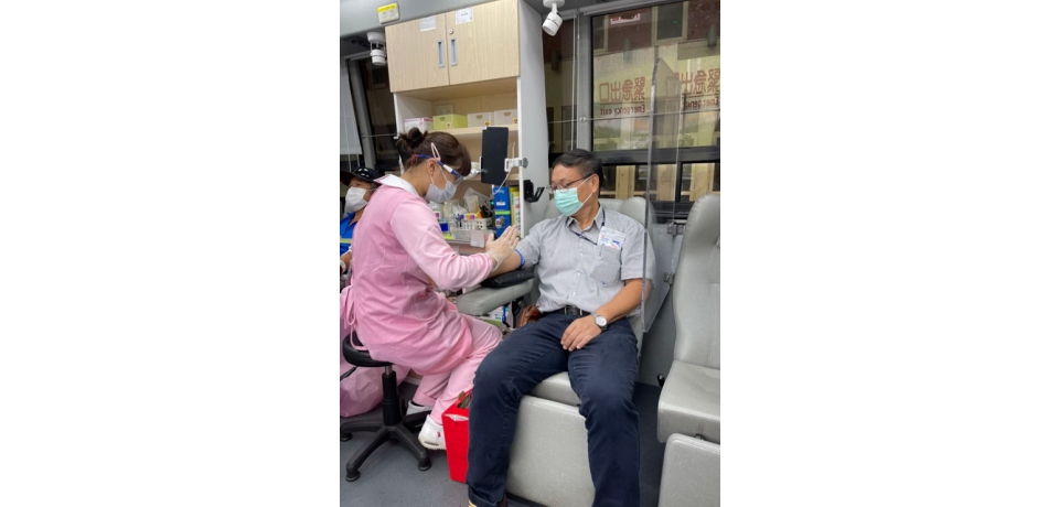 解血荒 煉製事業部同仁挽袖救急(圖)