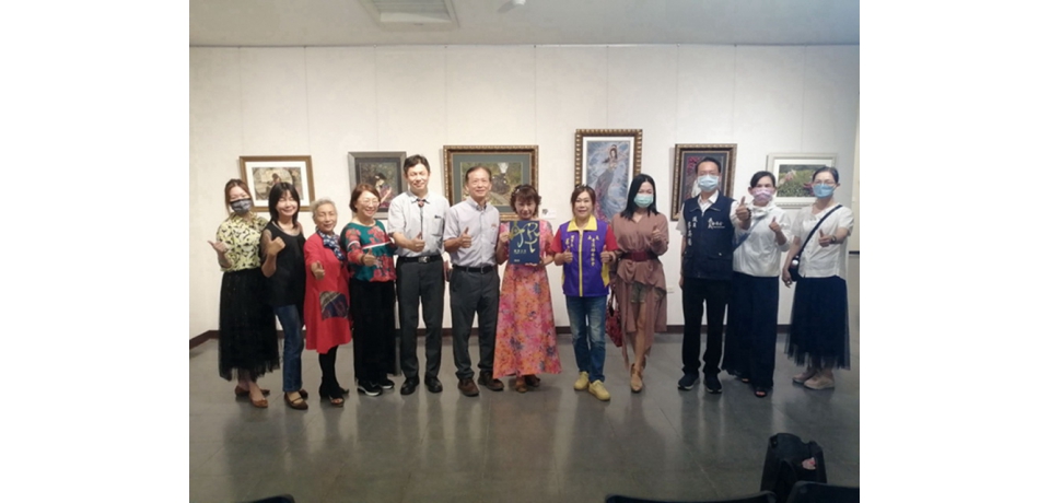 押花世界．亮麗雲林 黃鈺婷師生押花創作展開幕(圖)