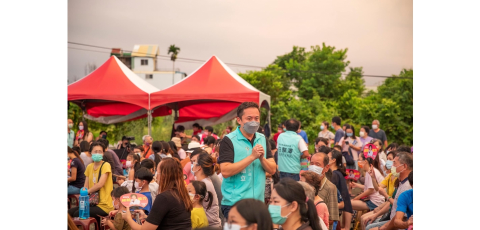 翰立作伙 陳翰立：當選鄉長先解決名間垃圾轉運問題(圖)