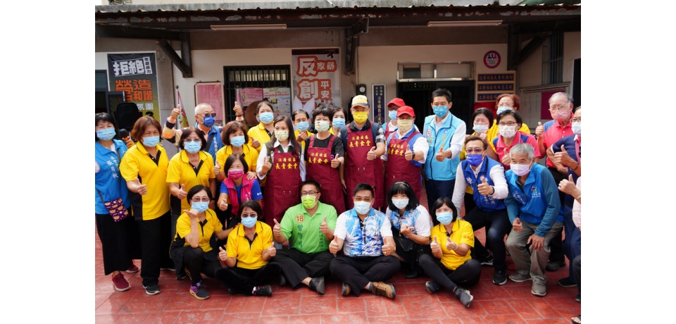 斗六市江厝長青食堂揭牌運作為第22處服務長者共餐的社區(圖)