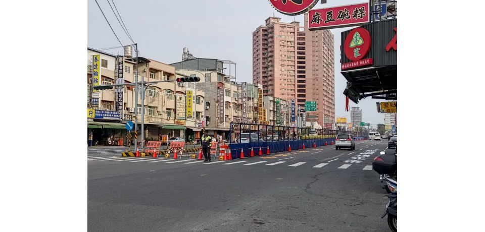 捷運岡山路竹第二階段工程進行交維施工 請民眾小心行駛(圖)