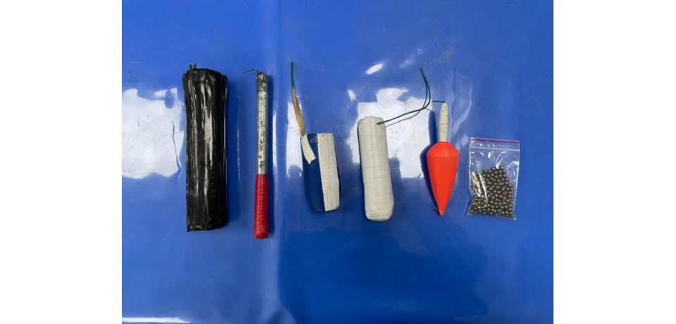 難逃法眼/男子違法攜毒及疑土製炸藥 北市保大警依法究辦(圖)