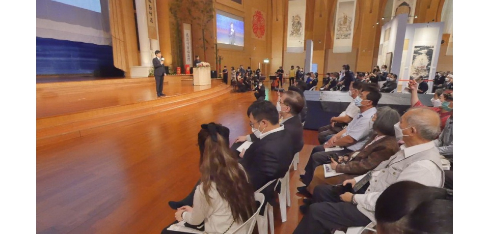 「萬法心生: 夏荊山佛畫」展  慈濟；慈悲助人就是「法」(圖)