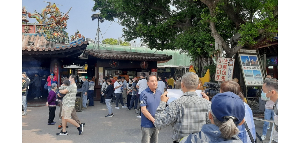 南投警銀攜手攔阻詐騙 竹山紫南宮呼籲民眾共同反詐欺(圖)