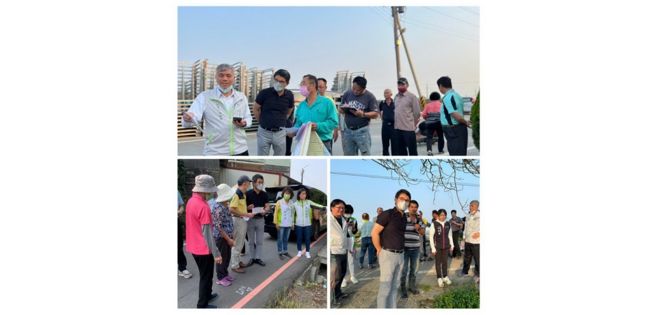 劉建國關心農民為爭取建設馬不停蹄會勘農水路努力衝(圖)