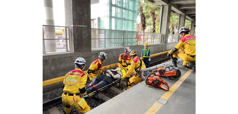 高捷聯合市府相關局處舉行多重災害大型模擬演練 演練內容逼真　成功展現緊急應變能力(圖)
