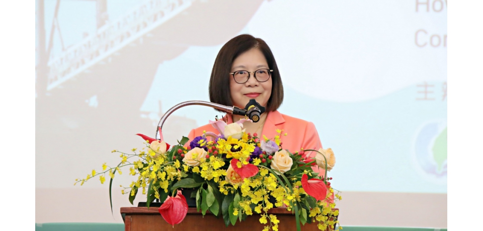 「遏止抽砂 保護海洋」 管碧玲：凝聚國內外共識，致力維護海洋生態(圖)