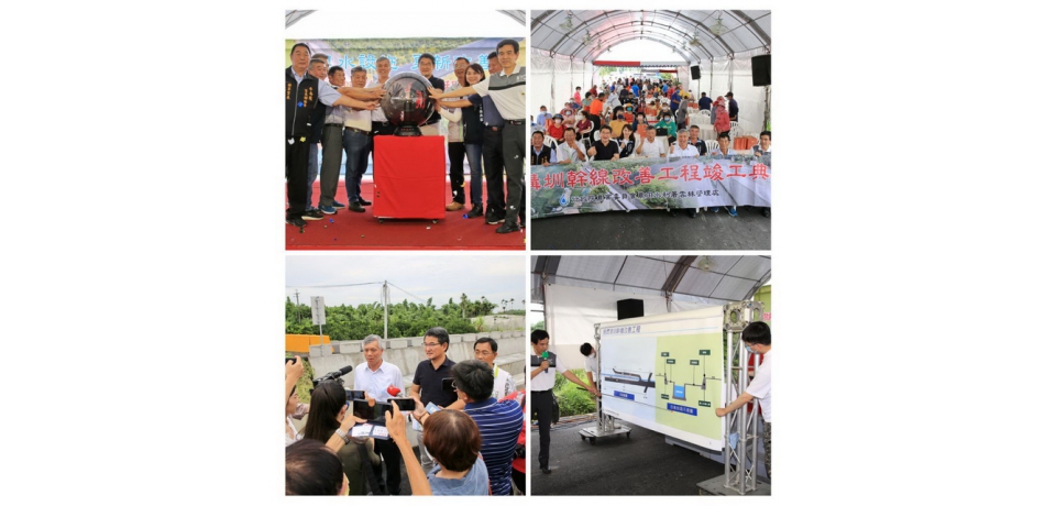 猴悶溝圳幹線改善工程竣94公頃農田得霑甘澤(圖)