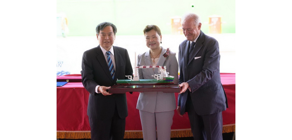 台船公司「環海翡翠輪」通過驗證交船  即期如質投入風場施作(圖)