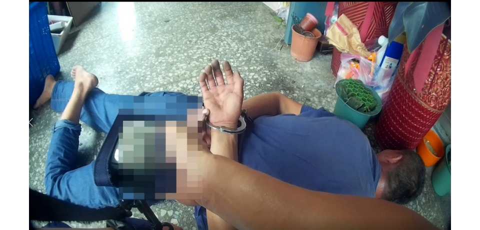 男子藏毒拒檢逃竄 北市警鳴槍喝止火速擒捕(圖)