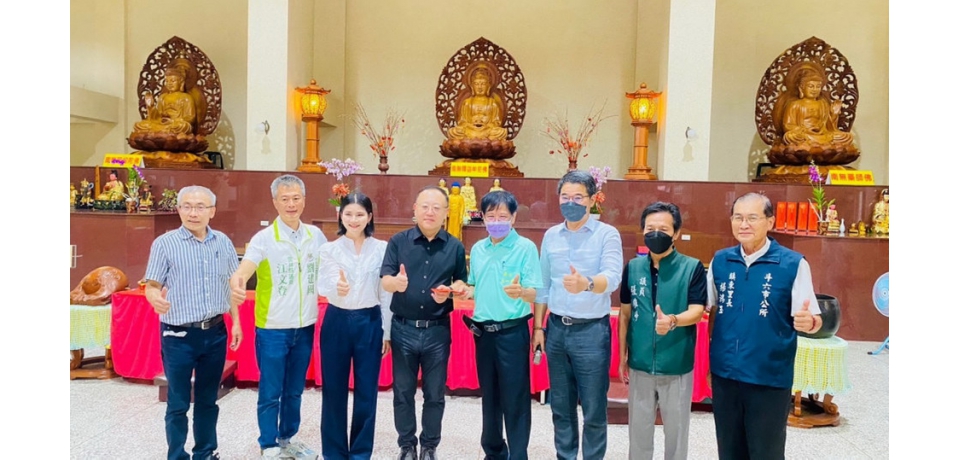 文化部史哲部長視察斗六真一寺整修 劉建國盼早日完成(圖)