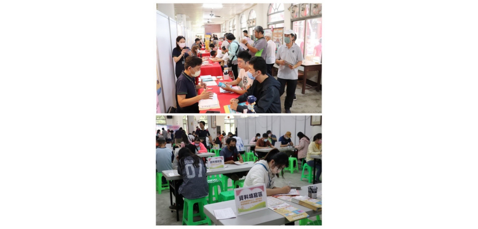 斗六就業中心出奇招 雲林廟口辦徵才吸千人參與(圖)
