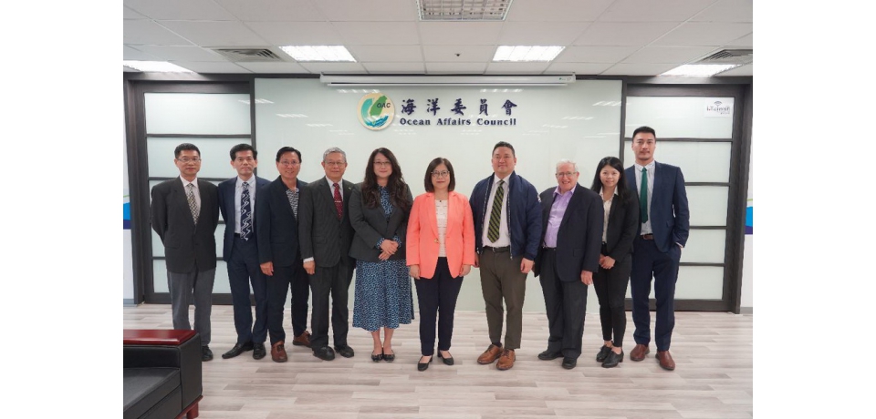 海洋委員會管碧玲主任委員會見台灣美國商會林博智執行長　期待就海洋議題深化台美國際合作(圖)