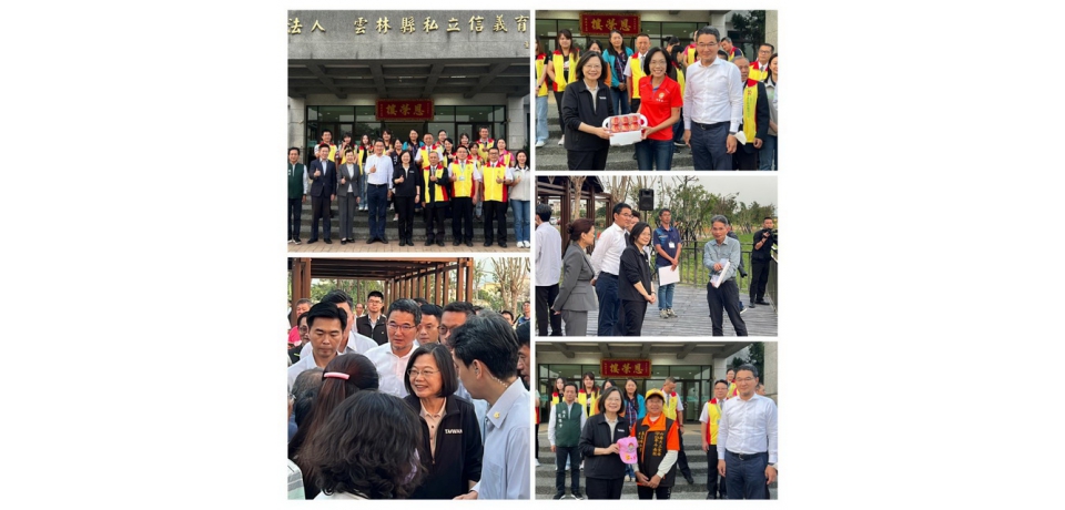 總統蔡英文視察石牛溪、大湖口溪災情治理(圖)