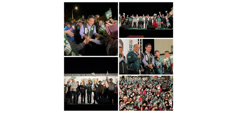 陳吉仲不捨劉建國被抹黑哽噎 千人手機燈照亮西螺挺劉建國(圖)