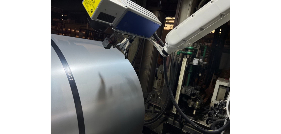 中鋼創新開發冷軋鋼捲號碼雷射智慧刻印技術(圖)