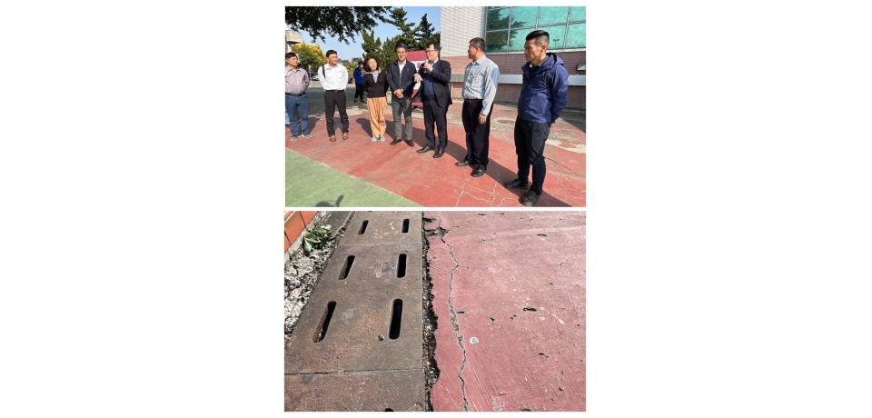 劉建國爭取學校運動場整建經費 體育署長全額補助(圖)