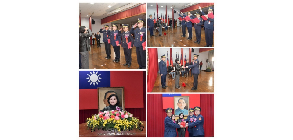 雲警新任分局長報到 張麗善宣示當警察局最堅強後盾(圖)