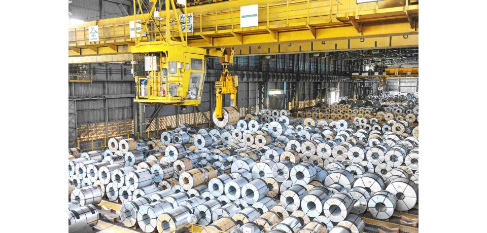 中鋼自主開發鋼捲吊運天車AI技術 倉儲管理效率大躍進(圖)