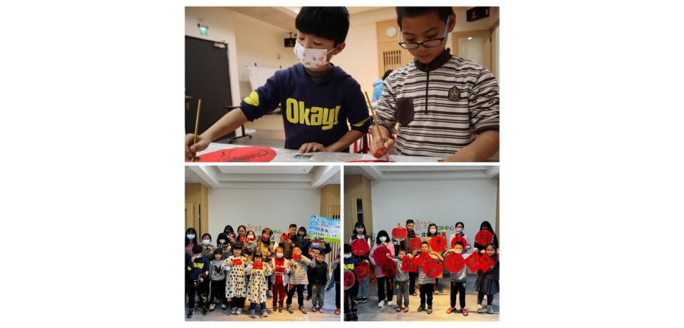 歡迎龍來雲林家扶走春𨑨迌製作拼布紅包春聯分享(圖)