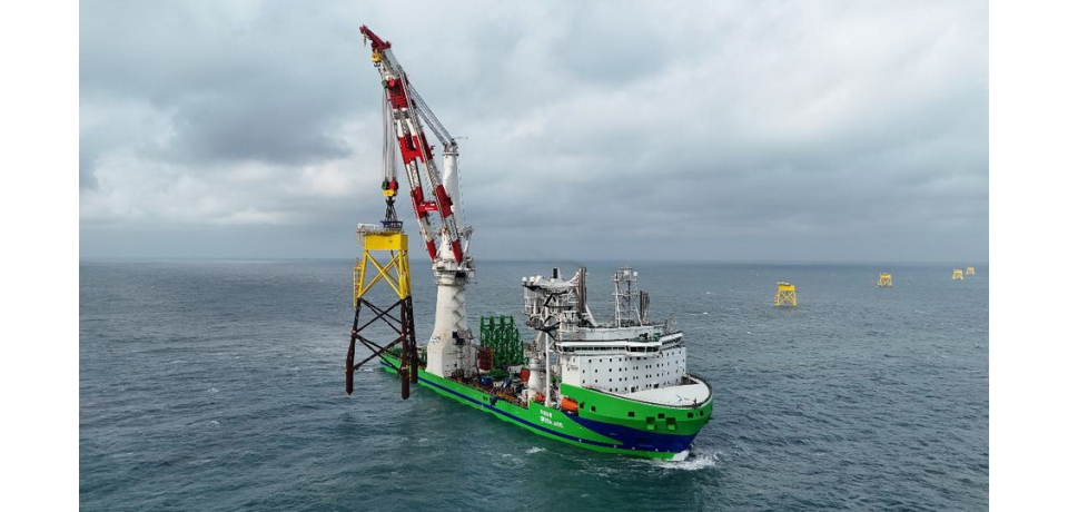 台船環海順利完成中能離岸風場31座水下基礎安裝作業(圖)