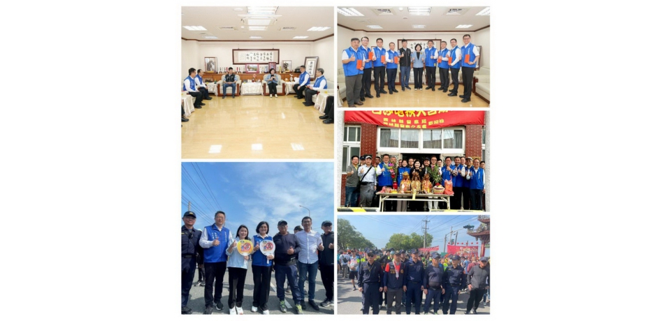 粉紅超跑來北港朝天宮人潮爆滿 張縣長頒獎「雲警工作團隊」(圖)